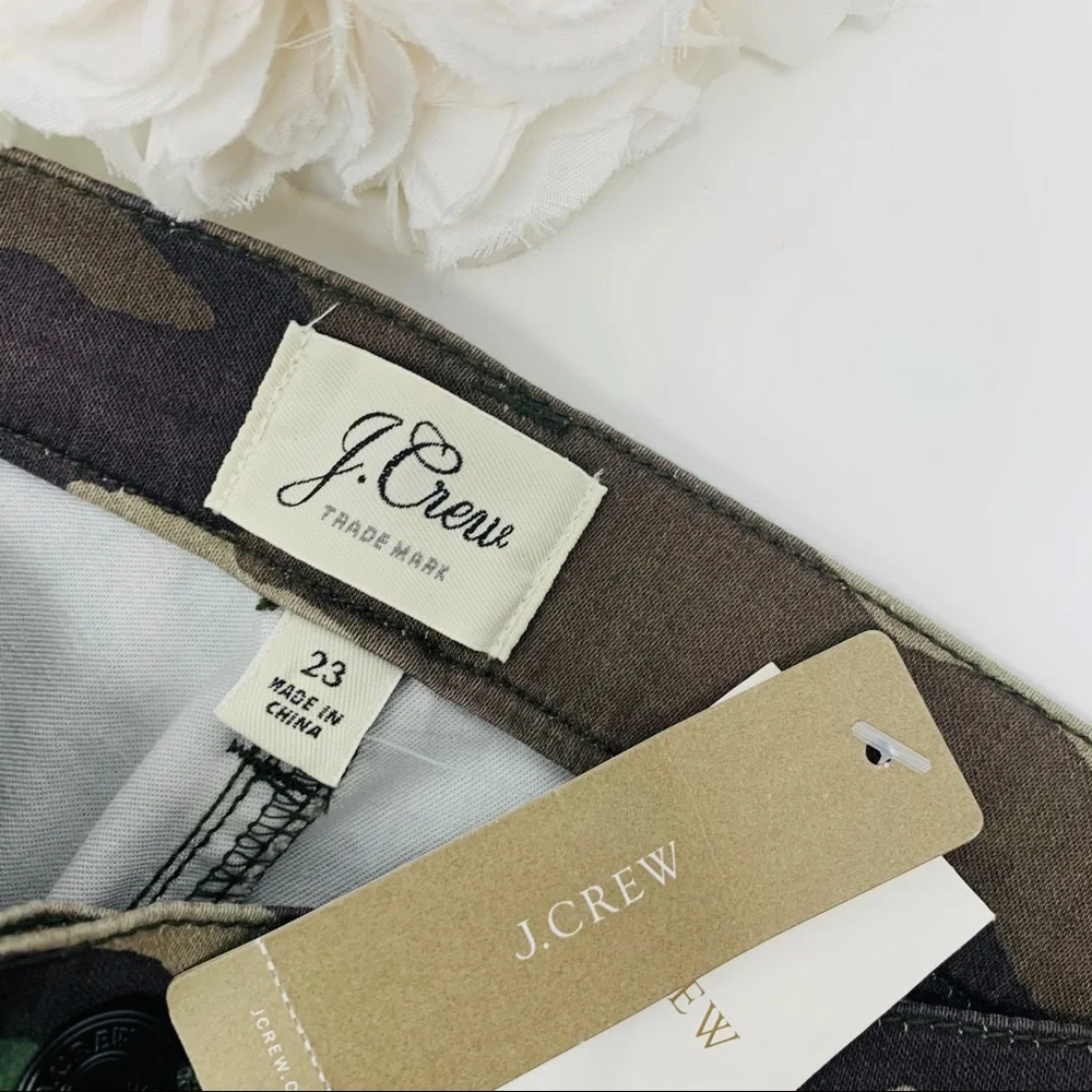 NEW J Crew Skinny Camo Army Fatigue Cargo Pants - Picture 8 of 9